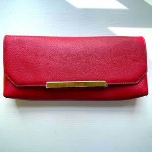 JCrew Red Clutch NWT